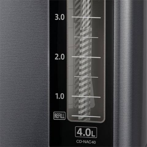 Zojirushi CD-NAC40BM Micom Water Boiler u0026 Warmer, Made in Japan, 4.0-Liter, Metallic Black
