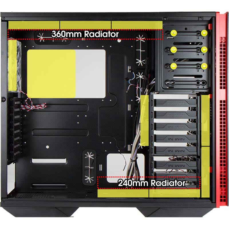 In-win 707 No Power Supply ATX Full Tower