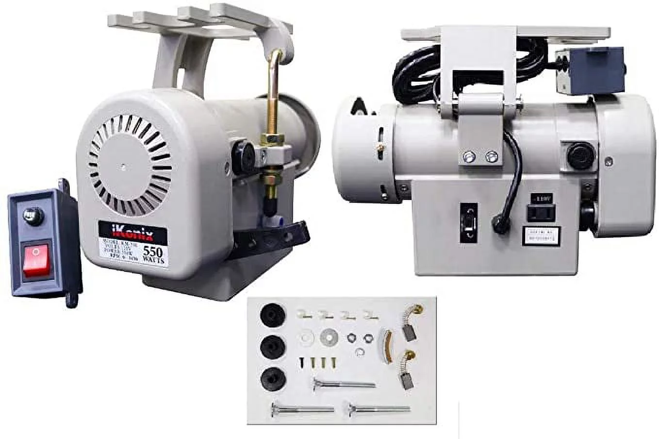 JUKI DDL-8700-Servo Industrial Straight Stitch Sewing Machine, Servo Motor with Table and Legs