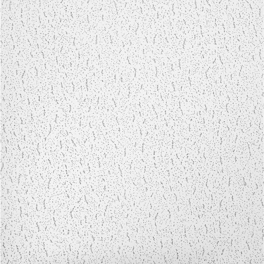 Armstrong Ceilings Textured 2 ft. x 2 ft. Lay-In Ceiling Panel (Case of 16), White