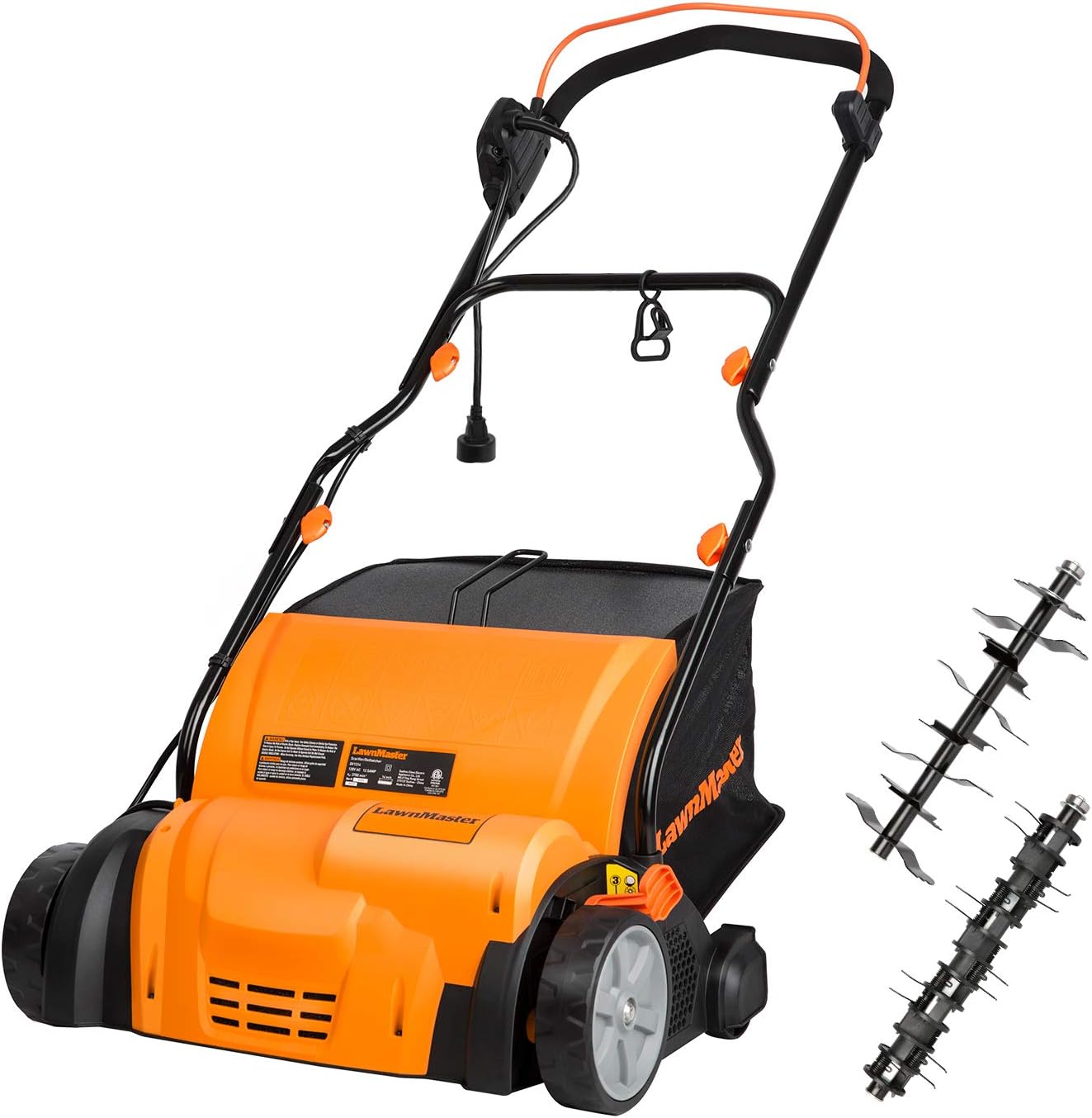 LawnMaster GV1212B Scarifier and Dethatcher 13-Inch 12AMP