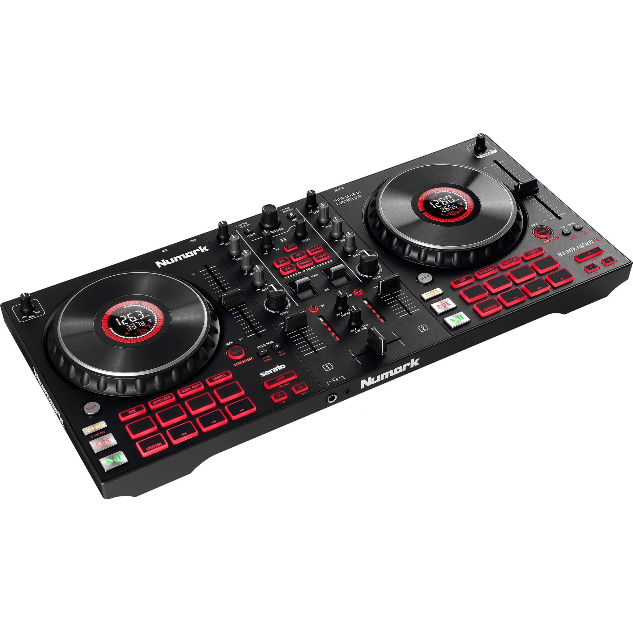 Numark Mixtrack Platinum FX 4-Deck DJ Controller - Megean