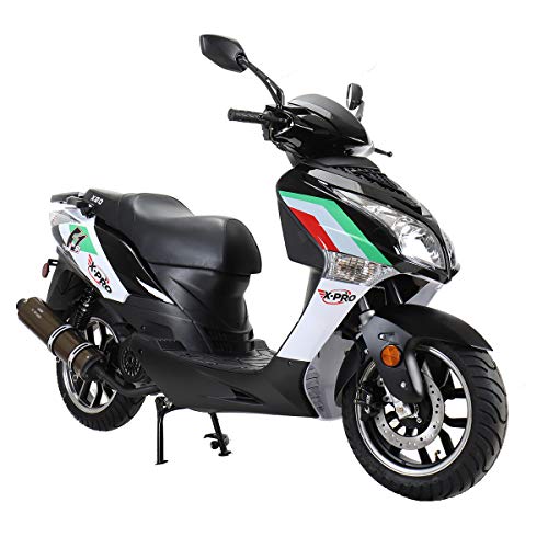 X-PRO 150cc Moped Street Gas Moped 150cc Adult Bike with 13" Aluminum Wheels! (Blue)