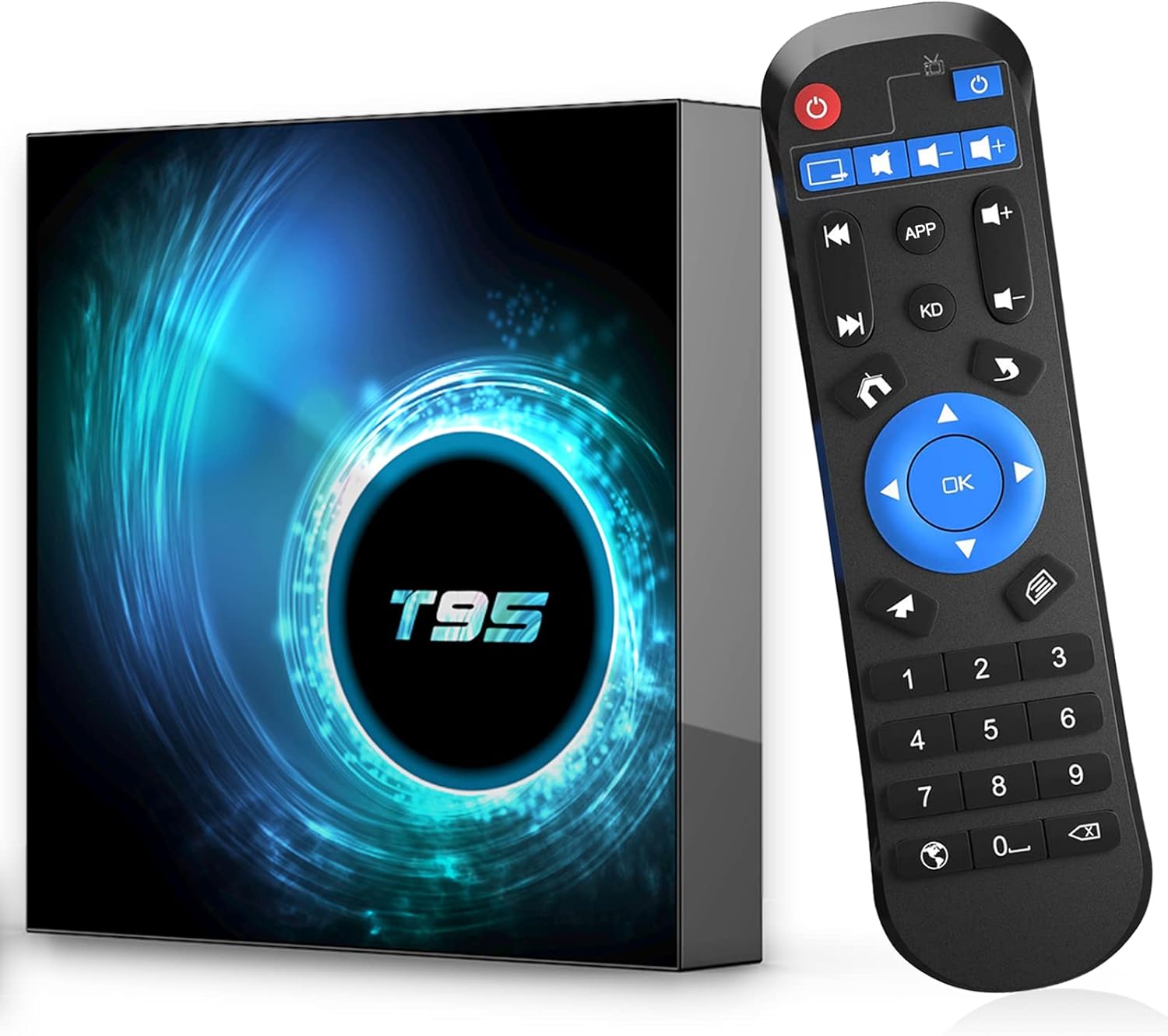 Android TV Box 10.0, TV Box Android 4GB Ram 64GB ROM Allwinner H616 Quad-Core CPU Support 2.4G/5GHz WiFi Ethernet 100M BT4.0 4K 6K Ultra HD H.265 Smart TV Box Meida Player [2022 Newest] Pack of 2