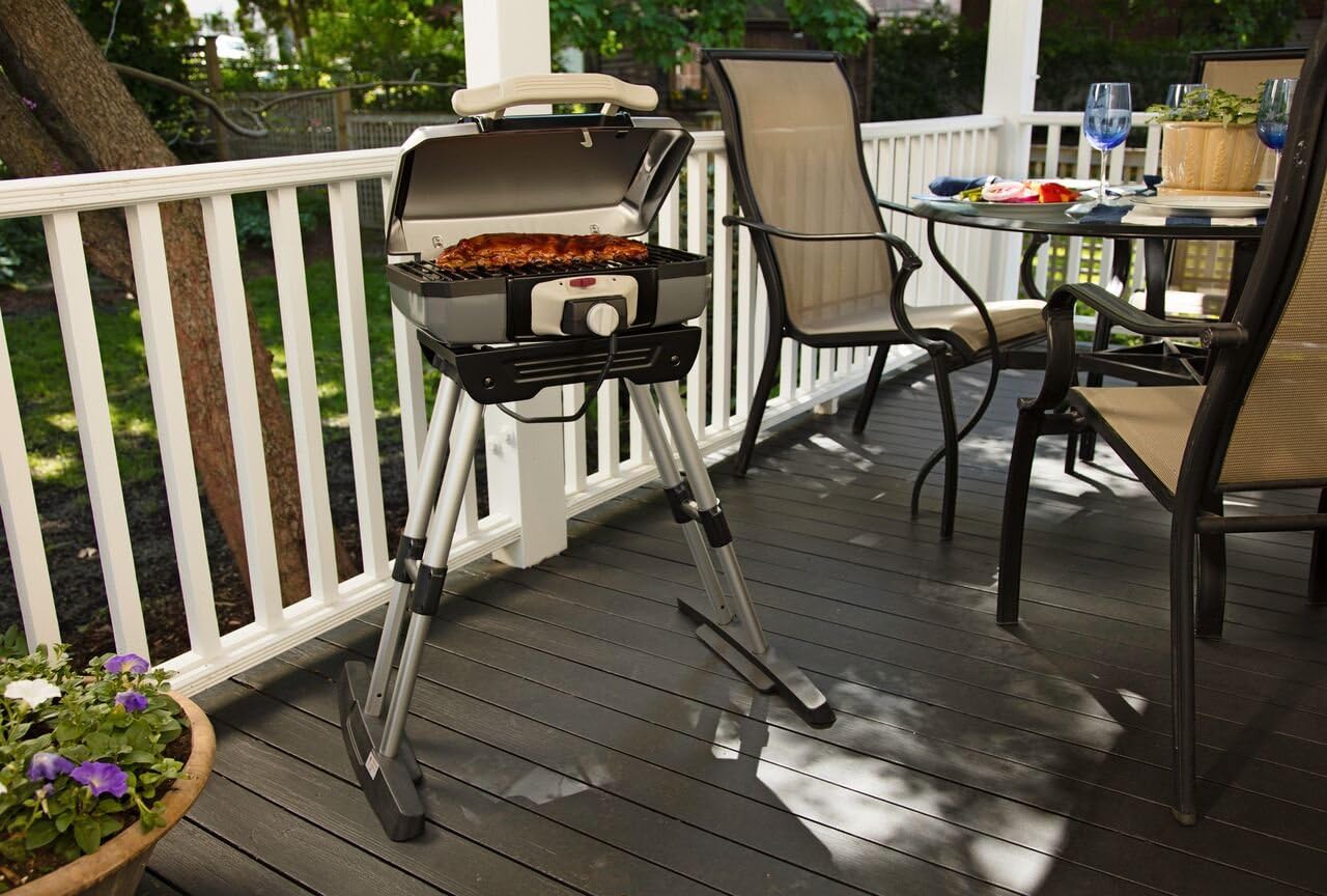 Cuisinart CEG-980 Outdoor Electric Grill with VersaStand 22 x 11.8 x 17.6-Inch