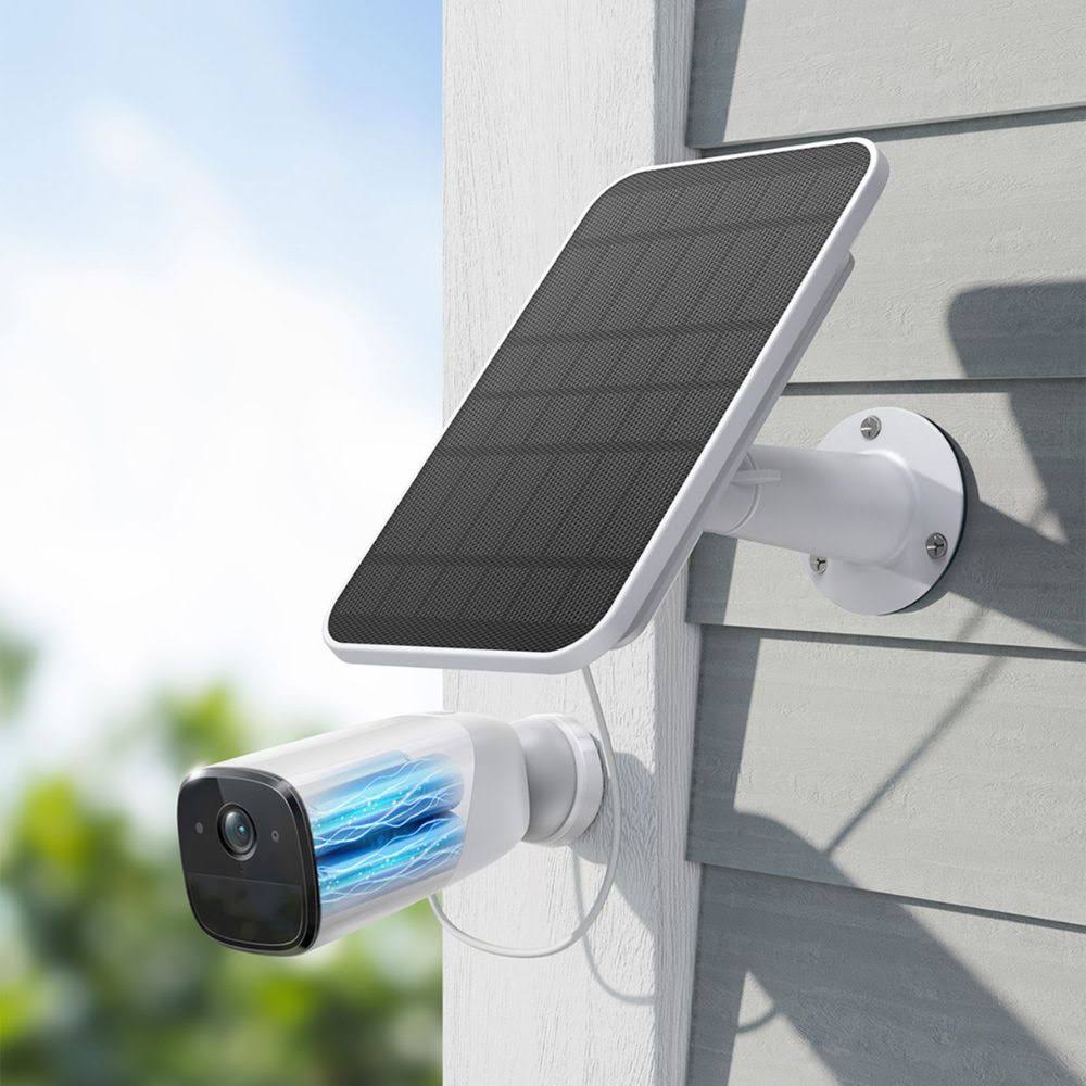 Solar Panel for Eufy Security Wire-Free Cameras - White T8700021