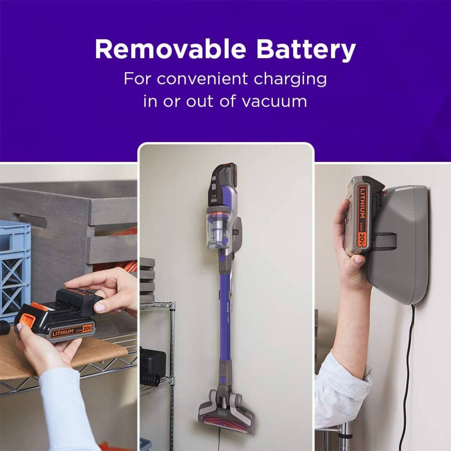 BLACK+DECKER POWERSERIES Extreme BSV2020P Stick Vacuum - cordless - Bagless