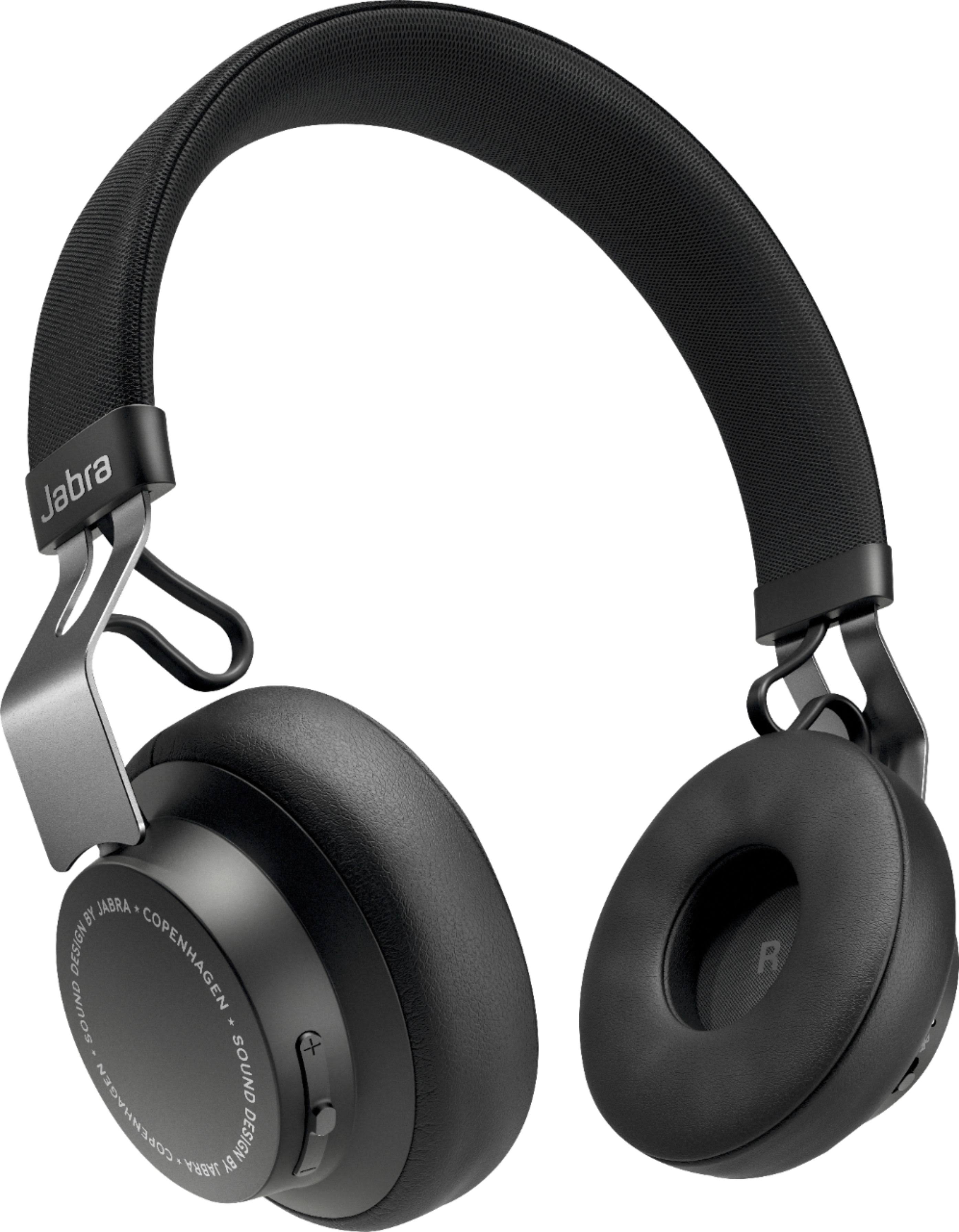 Jabra Elite 25h Bluetooth Wireless On-Ear Headphones with Mic - Omni-Directional - Titanium Black