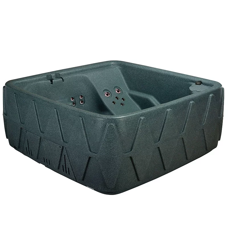 Aquarest Spas Powered By Jacuzzi® AR-500 Premium 5-Person 29-Jet Plug And Play with Ozonator - LED waterfall -2hp pump - Graystone
