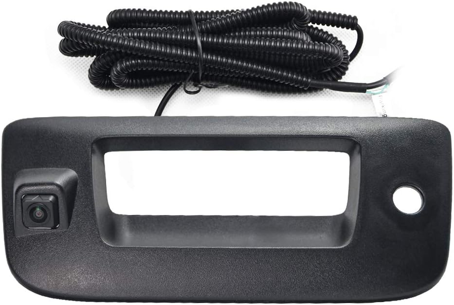 Chevy Silverado and GMC Sierra Rear View Camera Backup Tailgate Handle Camera for Chevy Silverado and GMC Sierra Years 2007-2013,Tailgate Door Handle Replacement Camera(Color: Black) Pack of 2