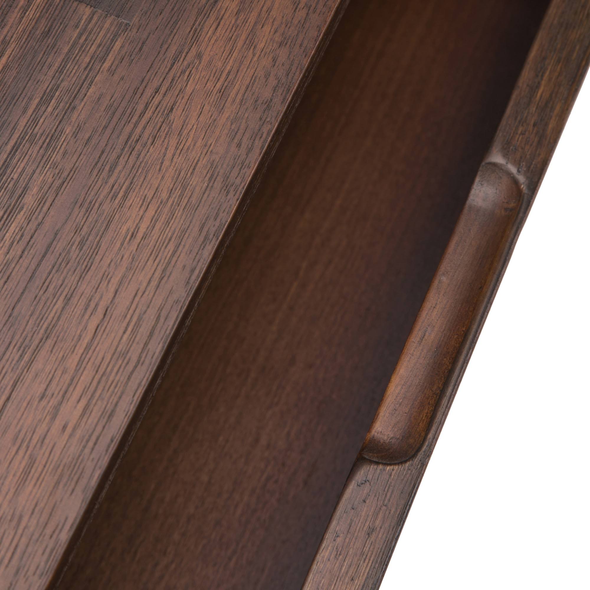 Wyndenhall Mitchell Solid Acacia Console Sofa Table, Brown