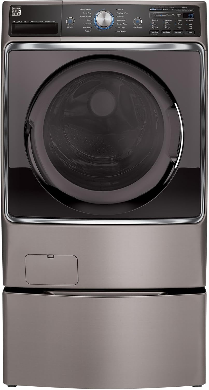 Kenmore Top-Load 7.0 cu. ft. Electric Washer and Dryer Bundle with Wrinkle Guard -White