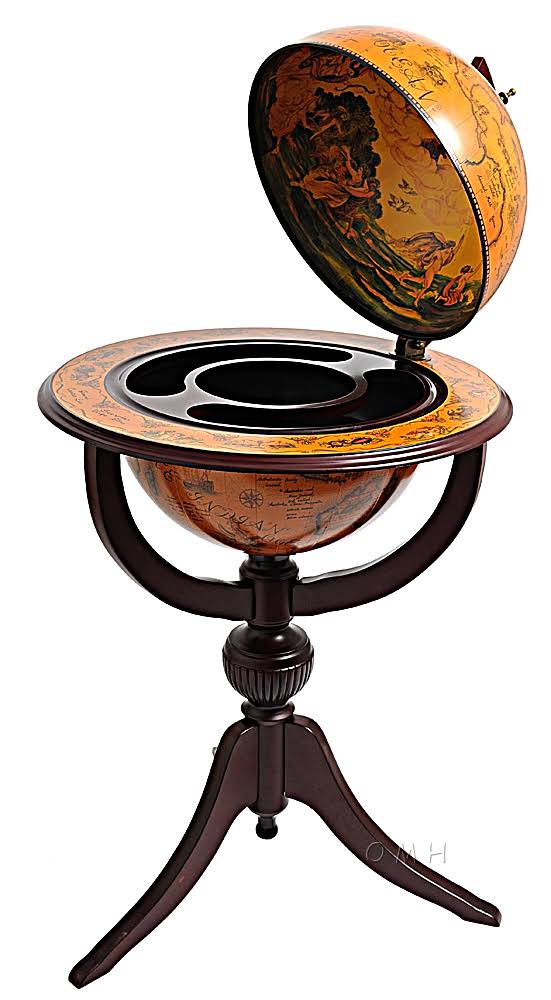 Globe Bar 17 3/4 Inches - 3 Legs