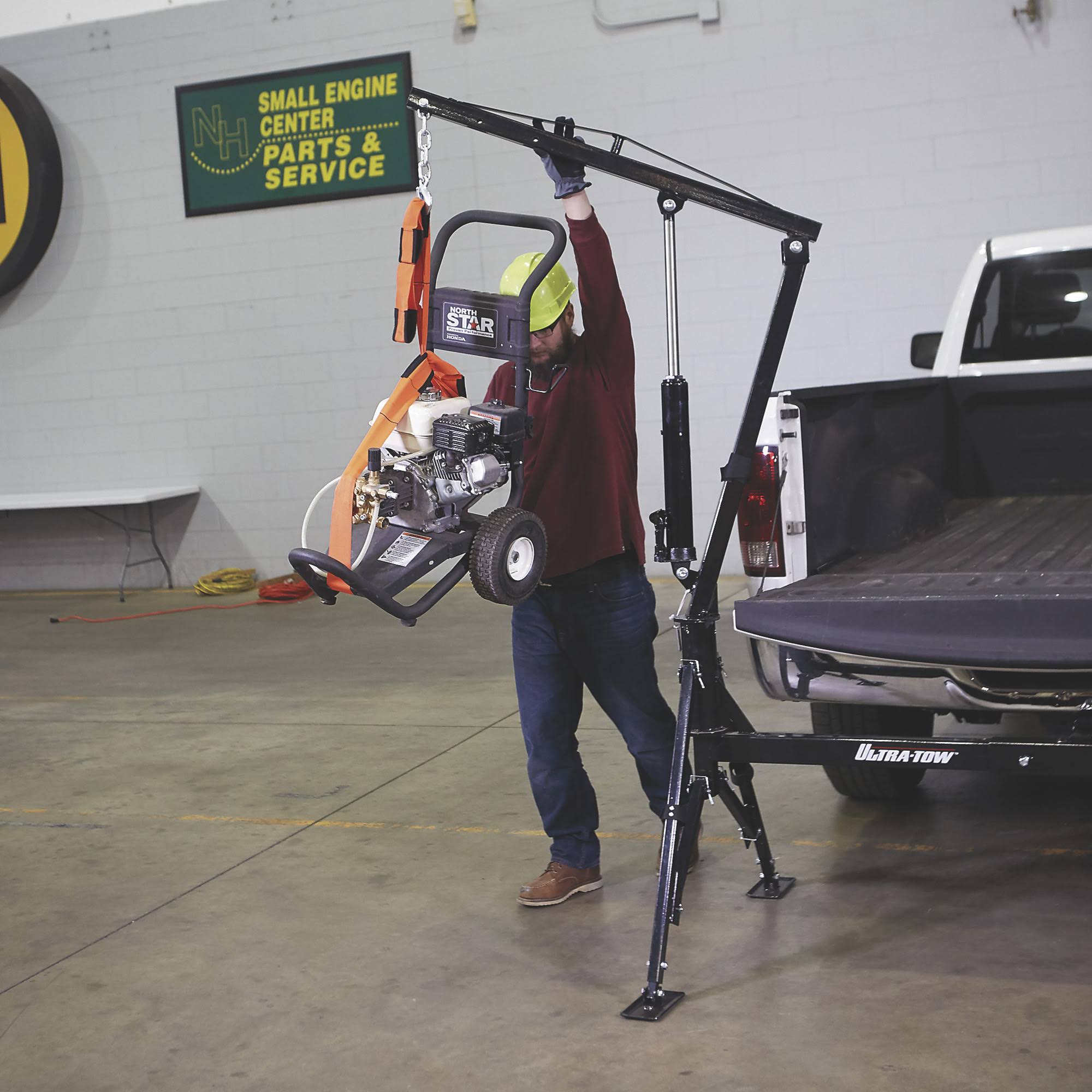 Ultra-Tow Hydraulic Hitch-Mount Truck Crane - 1000-Lb. Capacity
