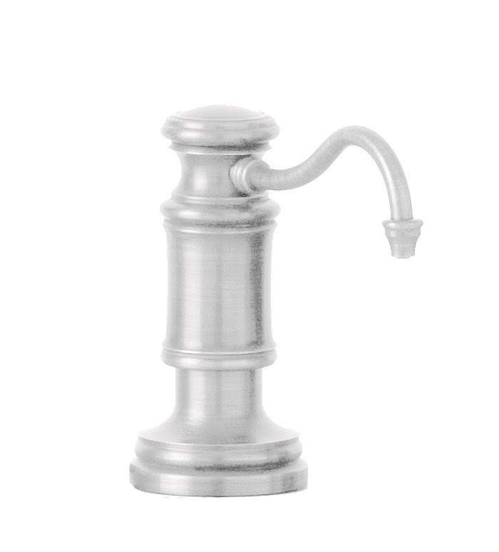 Waterstone 4060-SB Traditional Soap Lotion Dispenser Hook Spout Satin Brass