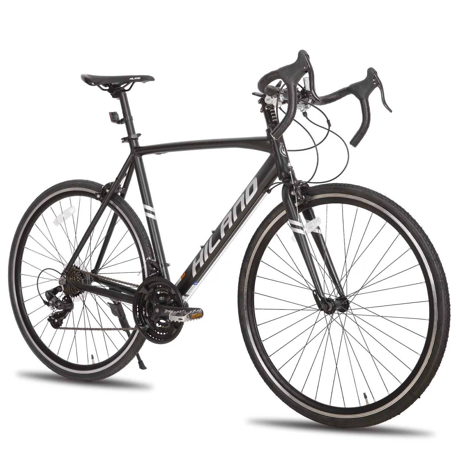 Hiland Road Bike 700c Racing Bike Aluminum City Commuter Bicycle with SHIMANO 21 Speeds with Disc-Brake for Men Women Road Bicycle - Curated Treasures Market