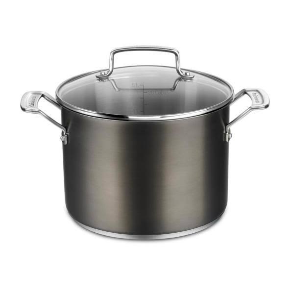Cuisinart 11-Piece Black Stainless Steel Cookware Set