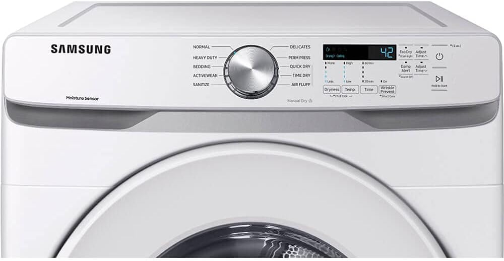 SAMSUNG DVG45T6000W 7.5 cu. ft. Gas Dryer with Sensor Dry in White