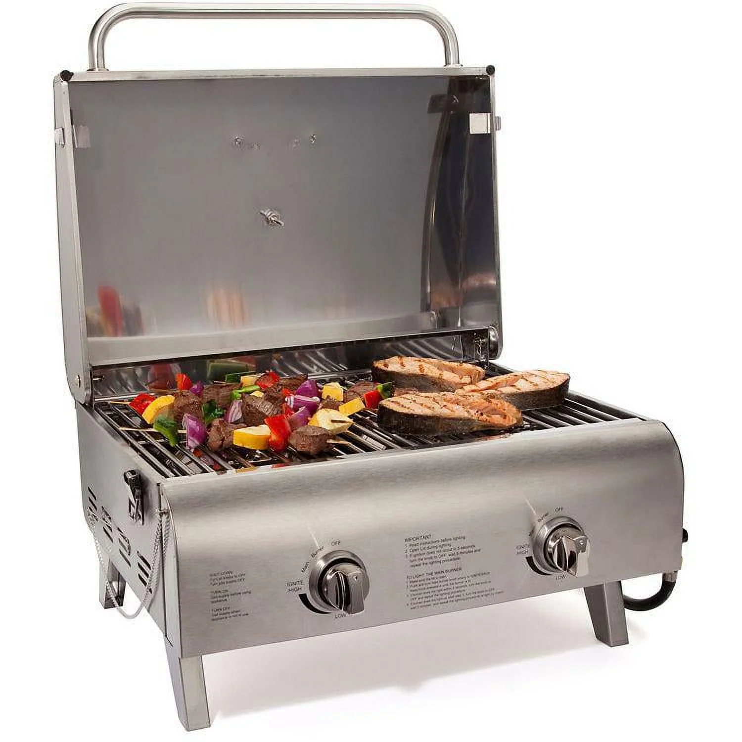 Cuisinart Gas Chef's Style Tabletop Grill, Stainless Steel