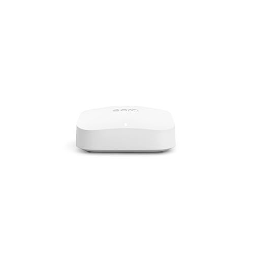 Amazon eero Pro 6E mesh wifi system - Supports internet plans up to 2.5 Gbps, Coverage up to 4,000 sq. ft., Connect 100+ devices, 2-pack