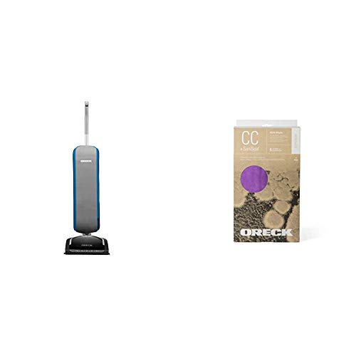 Oreck HEPA Swivel Upright Bagged Vacuum Cleaner, Lightweight Machine for Pets and Home, 35 ft. Power Cord, UK30305PC, Blue