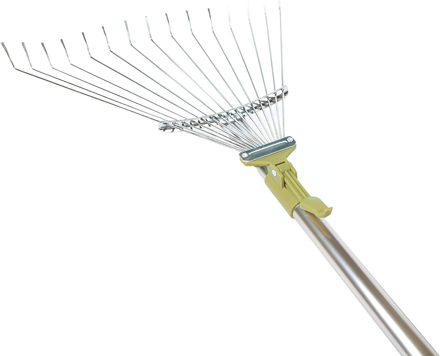 DOCAZOO - DocaPole Roof and Yard Rake Extension Pole - Adjustable, Telescopic, Clean Leaves, Sticks and Debris - 6 to 24 foot