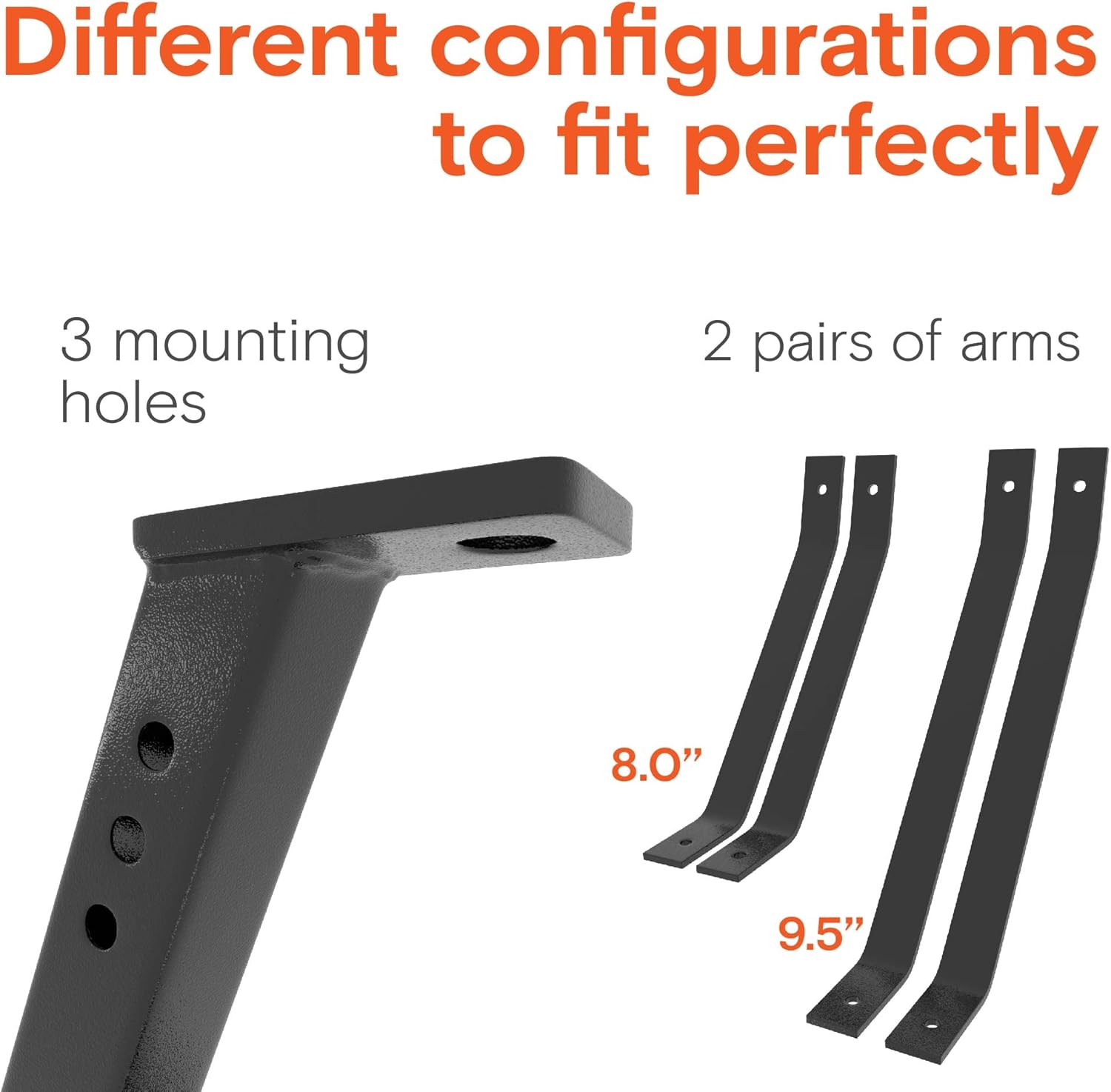 Lawn Mower Tractor Hitch - ZTR Riding Garden Tractor Lawnmower Trailer Attachment Hi-Hitch Tow Kit Extension Parts & Accessories for Cub Cadet John Deere Husqvarna and More Pack of 2