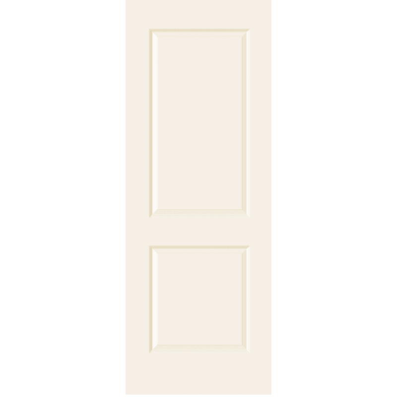 Renin DS2L200608 Hollow Core 24x22 x 80x22 Colonial 2 Panel Interior Shaker Door Slab Primed Doors Passage Doors Door Slab Only