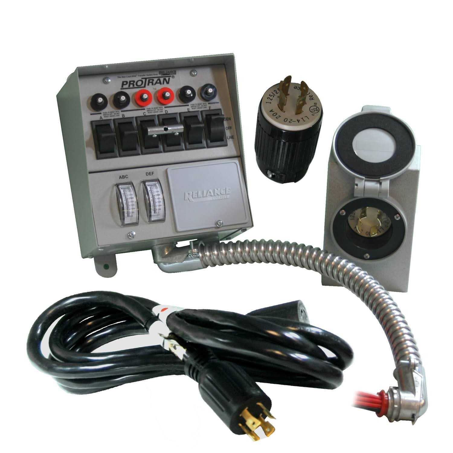 Reliance Controls 31406CRK Manual Transfer Switch - Shop Hardware Tools Online Store