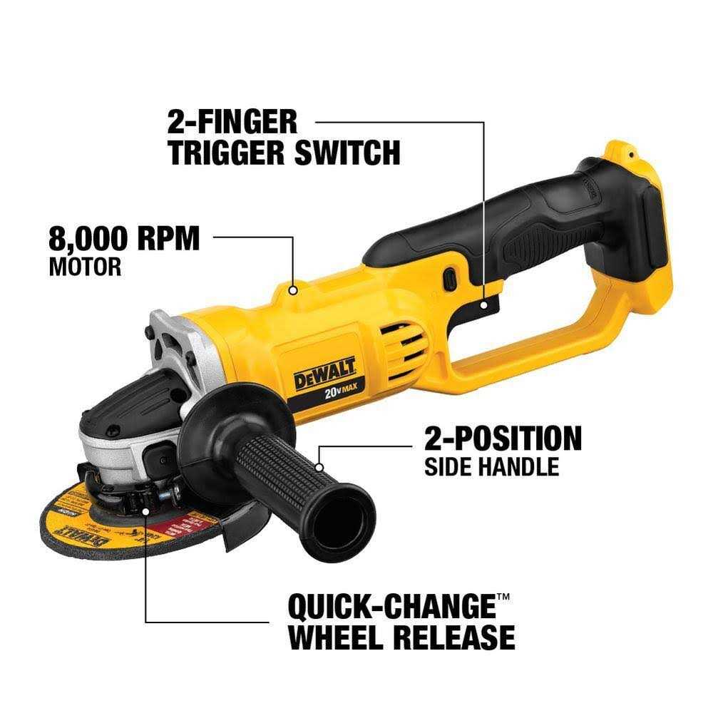 Dewalt 20V MAX Grinder DCG412B - Shop Hardware Tools Online Store