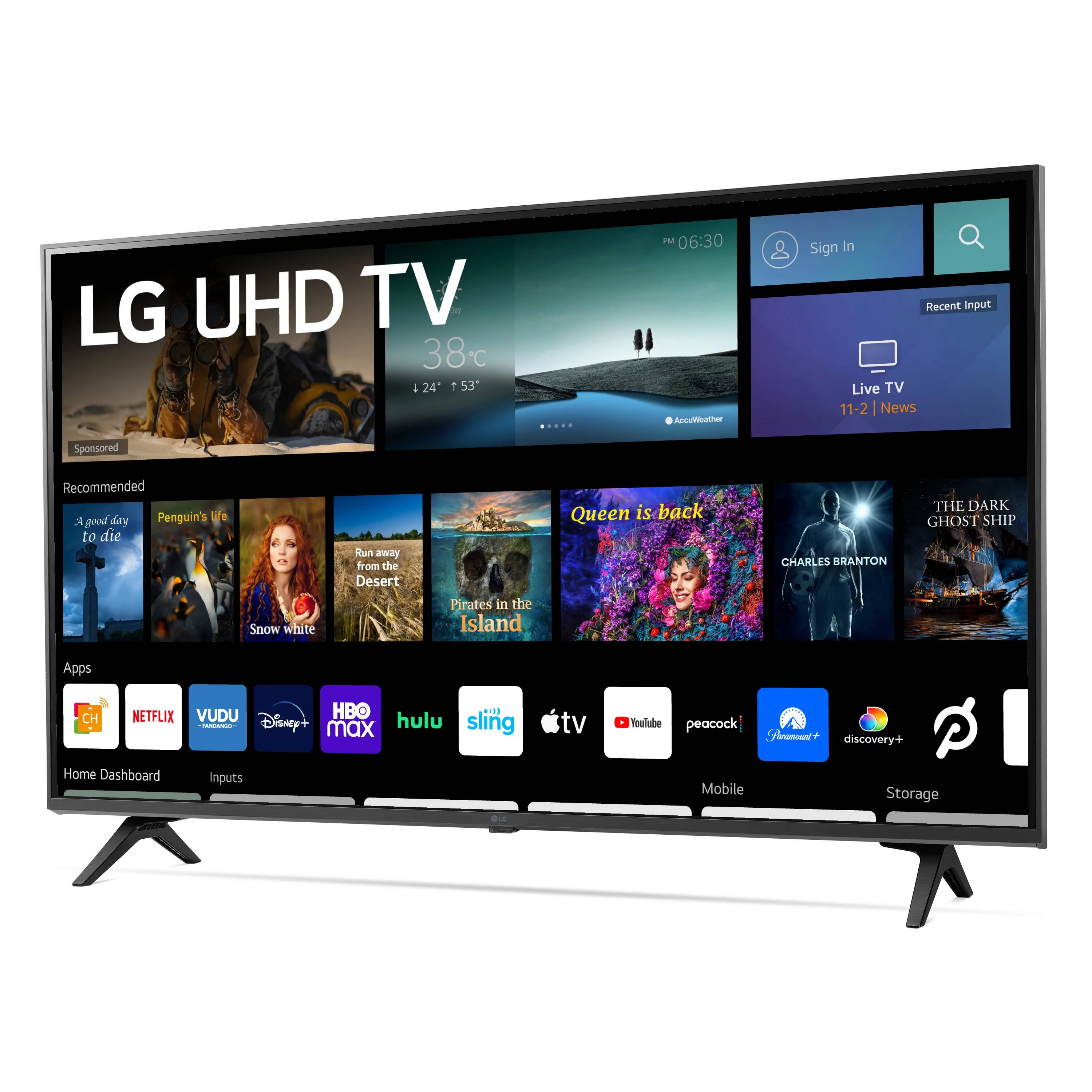 LG 43�� 4K UHD Smart TV 2160p webOS, 43UQ7070ZUD