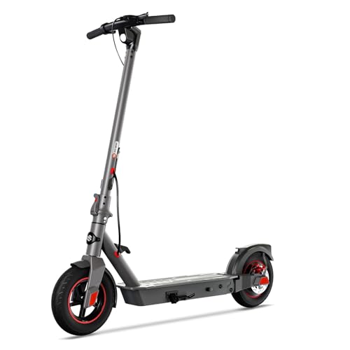 SISIGAD Electric Scooter Adults 10" Tires, 600W Peak Motor, Max 22 MPH Speed, 30 Miles Long Range, Portable Folding E-Scooter for Commuting with Dual Brakes, LCD Display APP Control