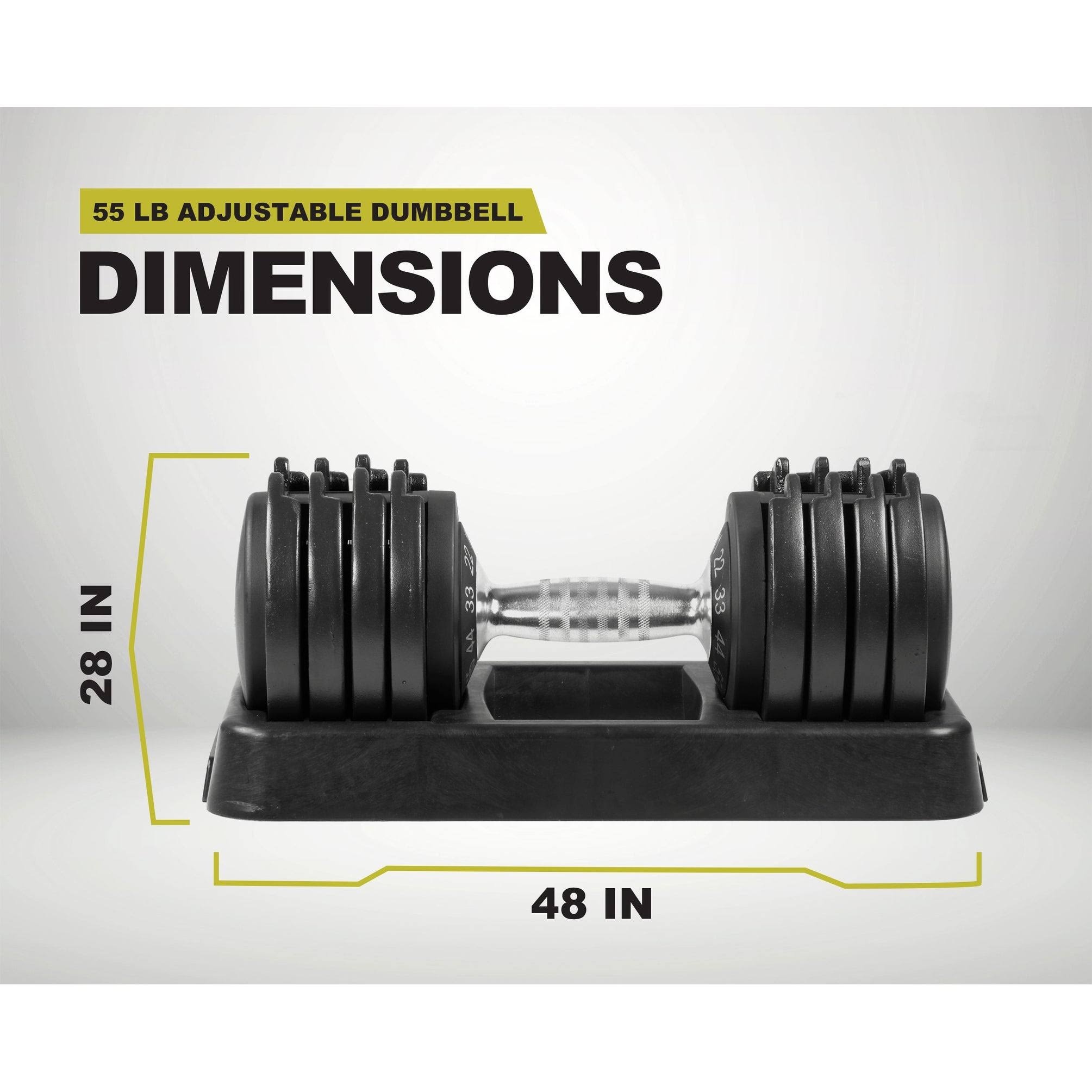 PRCTZ Adjustable Dumbbell, Single - 55