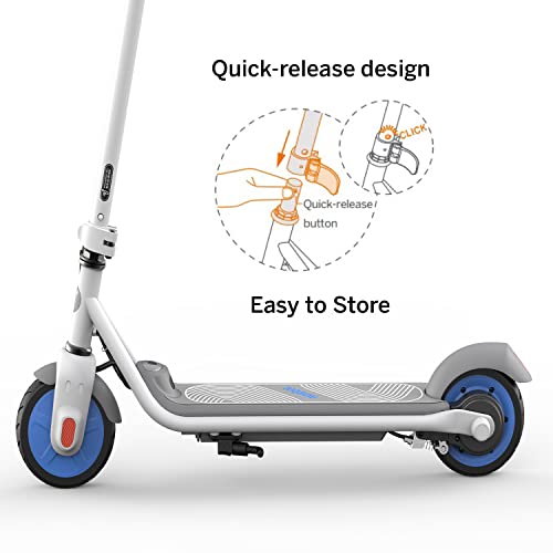 Segway Ninebot eKickScooter - Electric Scooter for Kids 6-14, w/t Adjustable Handlebar Height (Only C2 Pro) for Riders up to 132 lbs, Includes New Cruise Mode, UL-2272 Certified