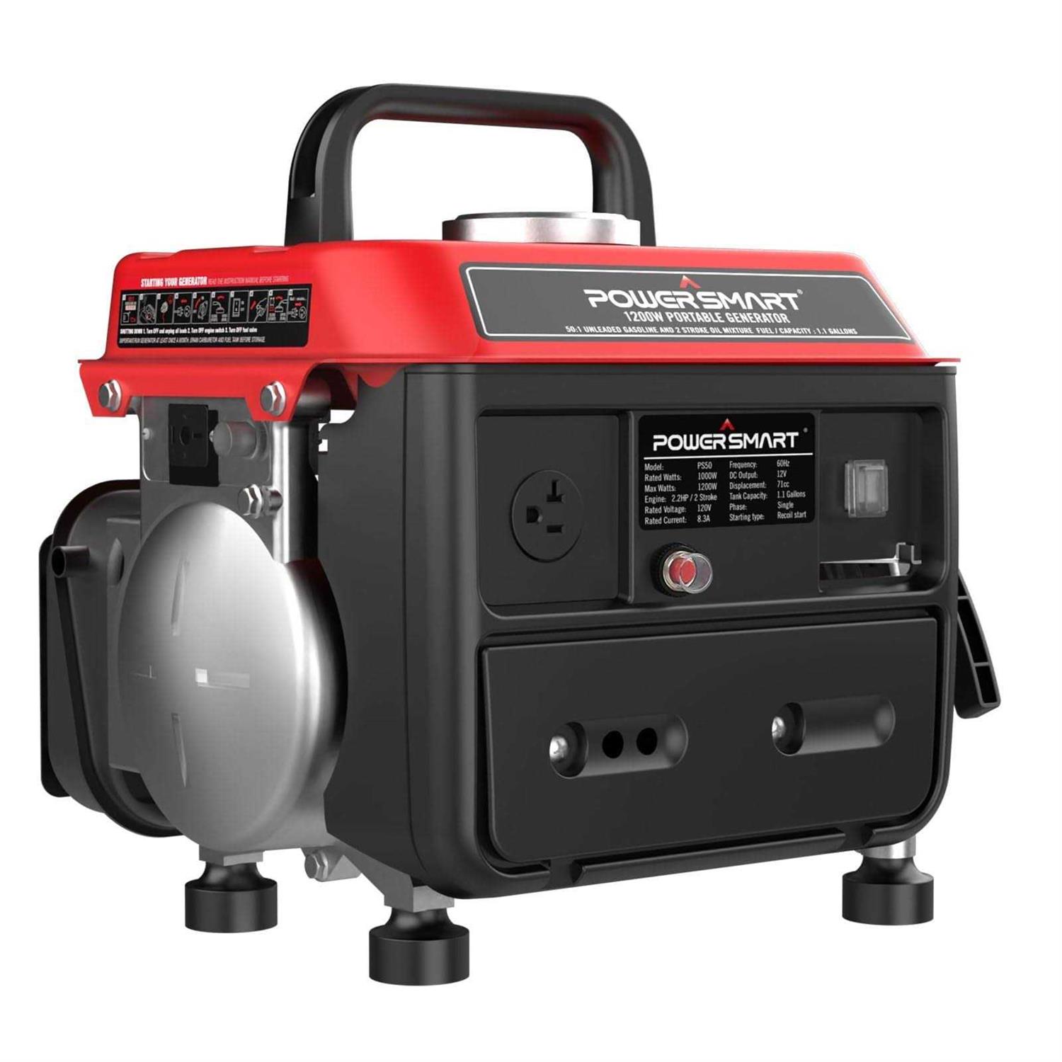 PowerSmart 1200W Portable Generator with 2-Stroke Engine - Shop Hardware Tools Online Store