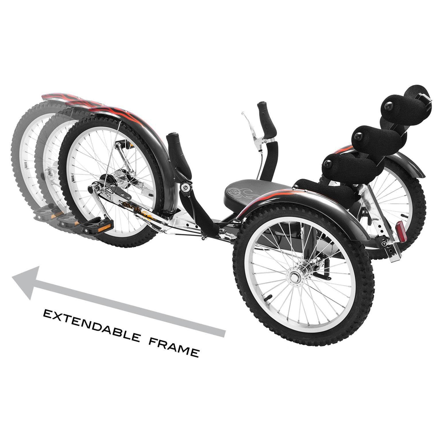 Mobo Adult Shift 20x22 Three Wheeled Cruiser - Blue