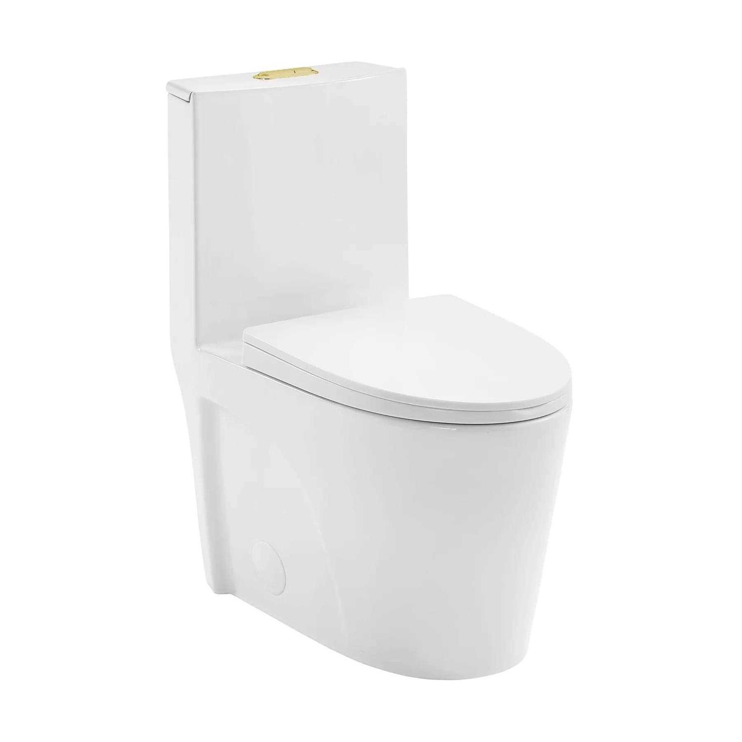 Swiss Madison St. Tropez One Piece Elongated Toilet Dual Vortex Flush - Shop Hardware Tools Online Store