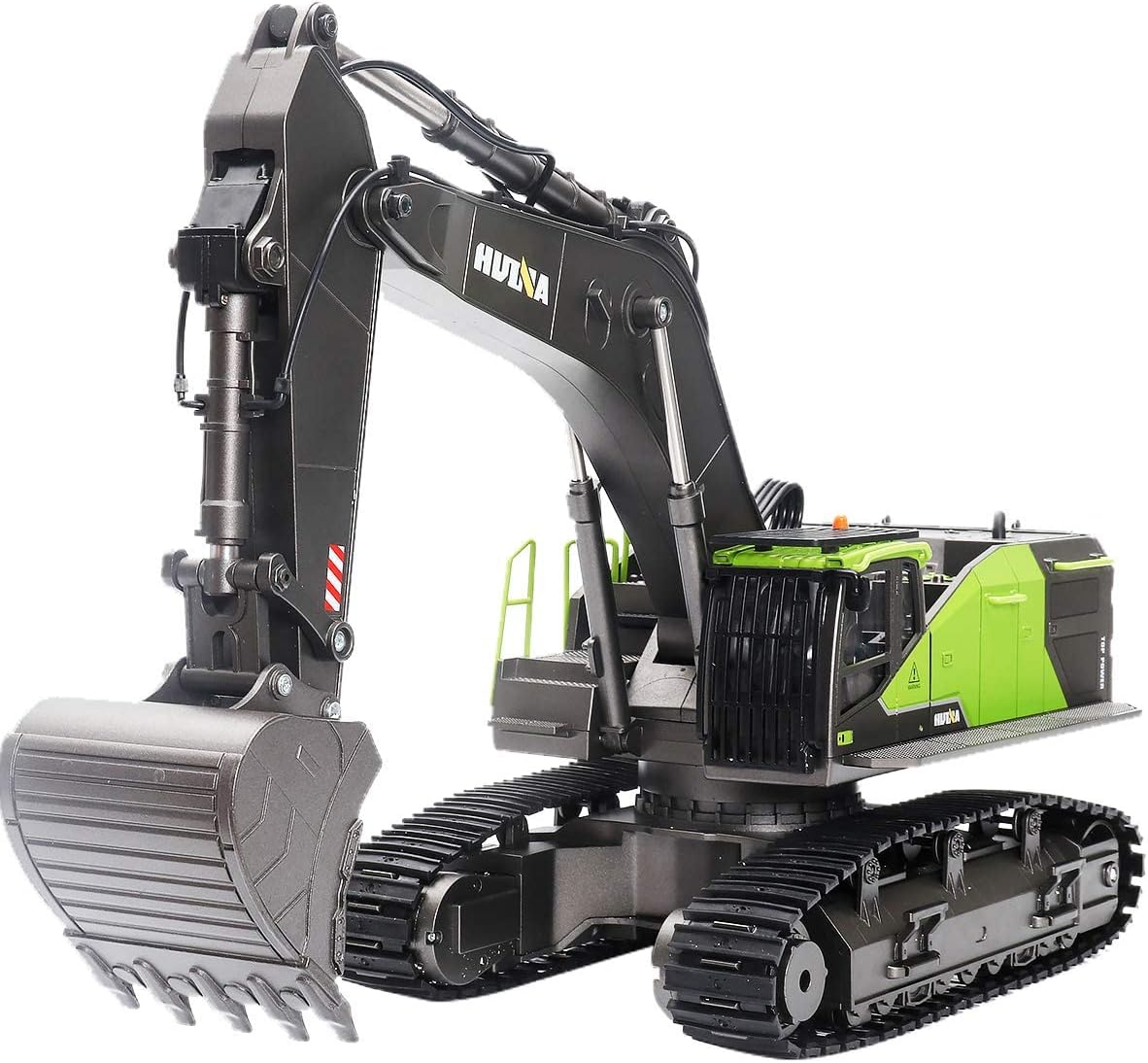Huina 1593 rc Excavator for Kids Fully Functional Remote Control Excavator for Adults RC Construction Vehicle Toy with LED Light Sounds 2 Batteries… (HUINA 1593)
