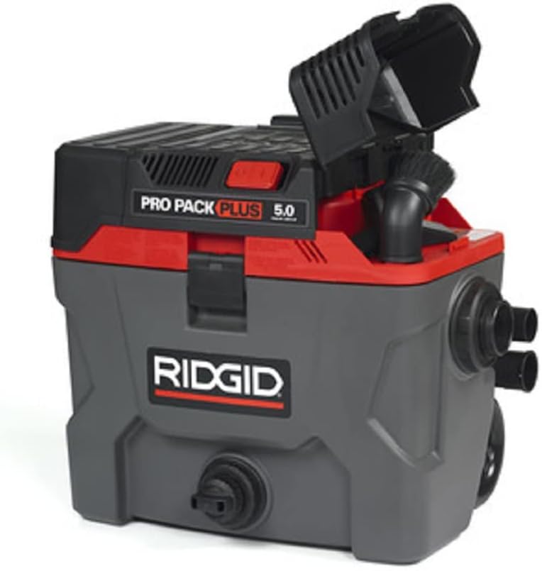 Ridgid 50328 Pro Pack Wet/Dry Vacuum, 10 gallon, Red
