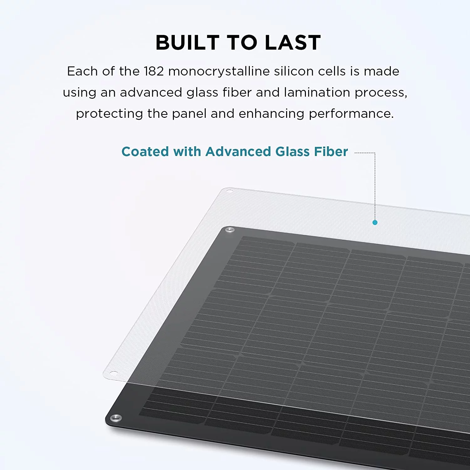 EcoFlow 100W Flexible Solar Panel with High Efficiency Solar Modules, IP68 Waterproofing, Ideal for Off-Grid Solar Panel Kits, PV Charging, Power Kits & Ecosystem