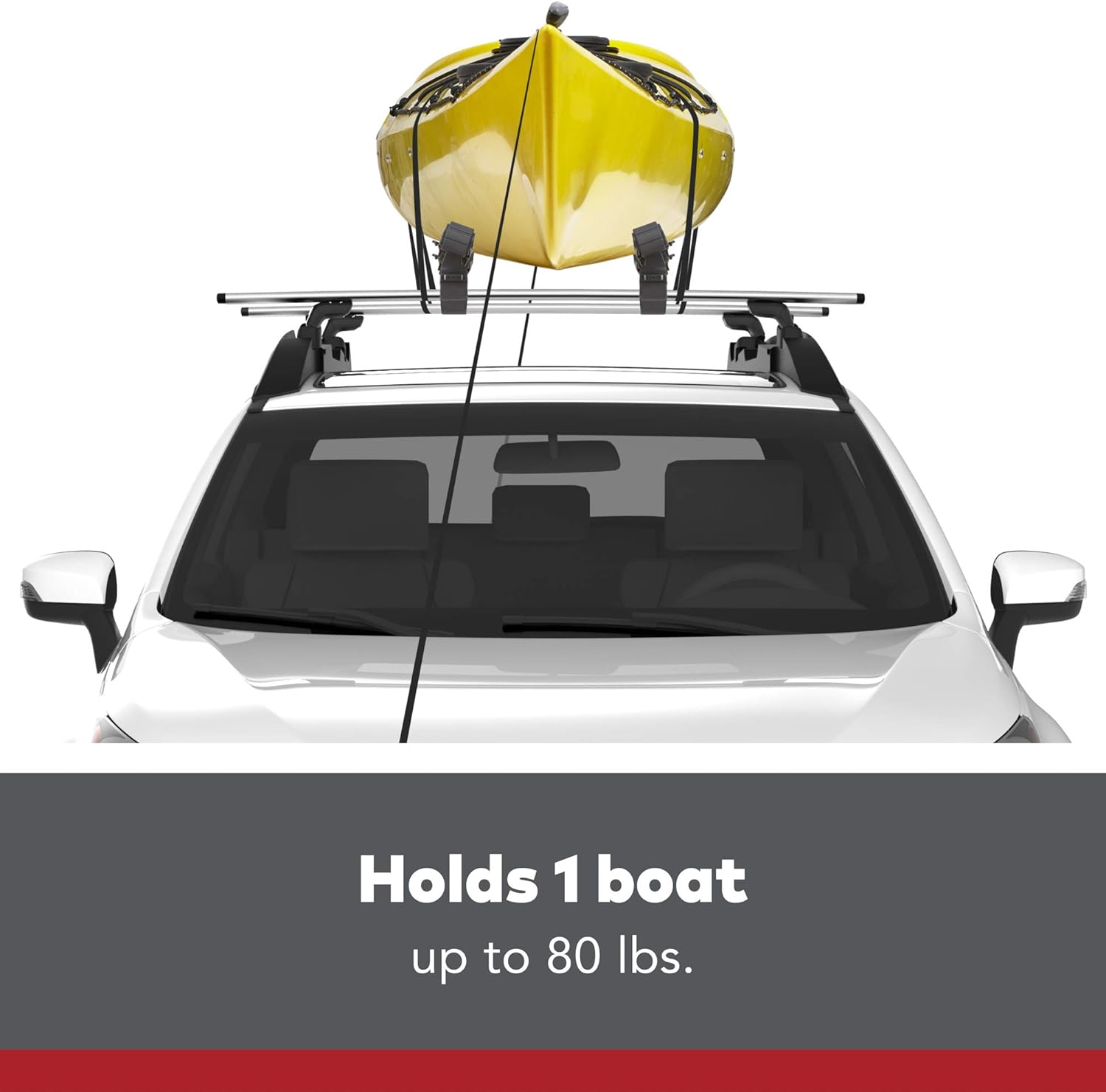 Yakima - HandRoll Rooftop Mounted Kayak Rack for Vehicles, One Set of Mounts