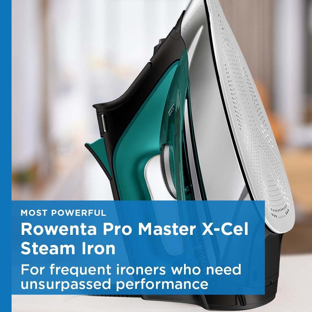 Rowenta Pro Master Stainless Steel Soleplate Steam Iron & Focus Stainless Steel Soleplate Steam Iron