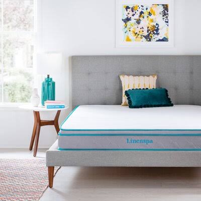 Linenspa 8 inch Memory Foam and Innerspring Hybrid Mattress - Twin XL