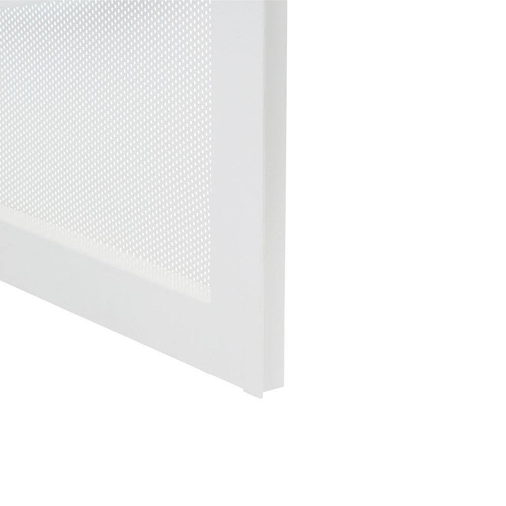 Titan 36 in. x 80 in. ArcadaMAX White Surface Mount Outswing Steel Security Door with Perforated Metal Screen, IDR06400364001