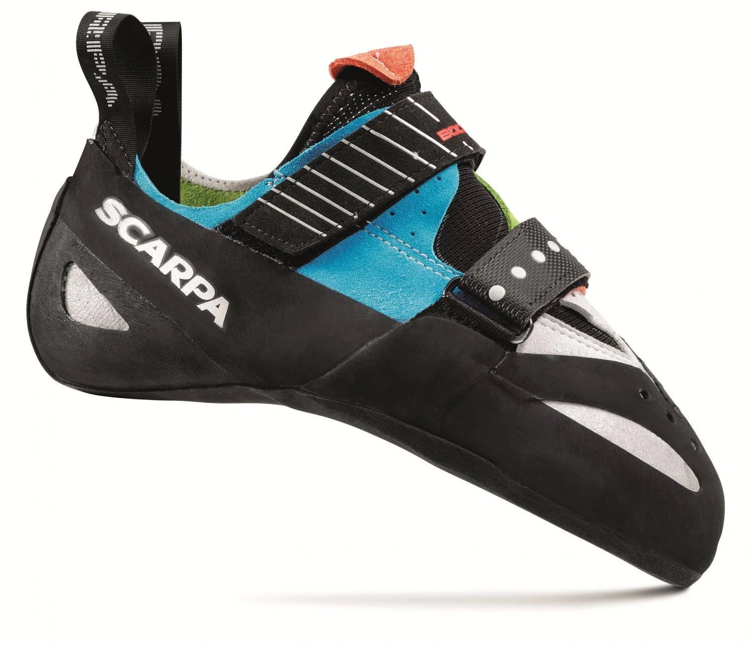 Scarpa Boostic Blue, Mens Climbing Shoes, Size 7 - Color Parrot