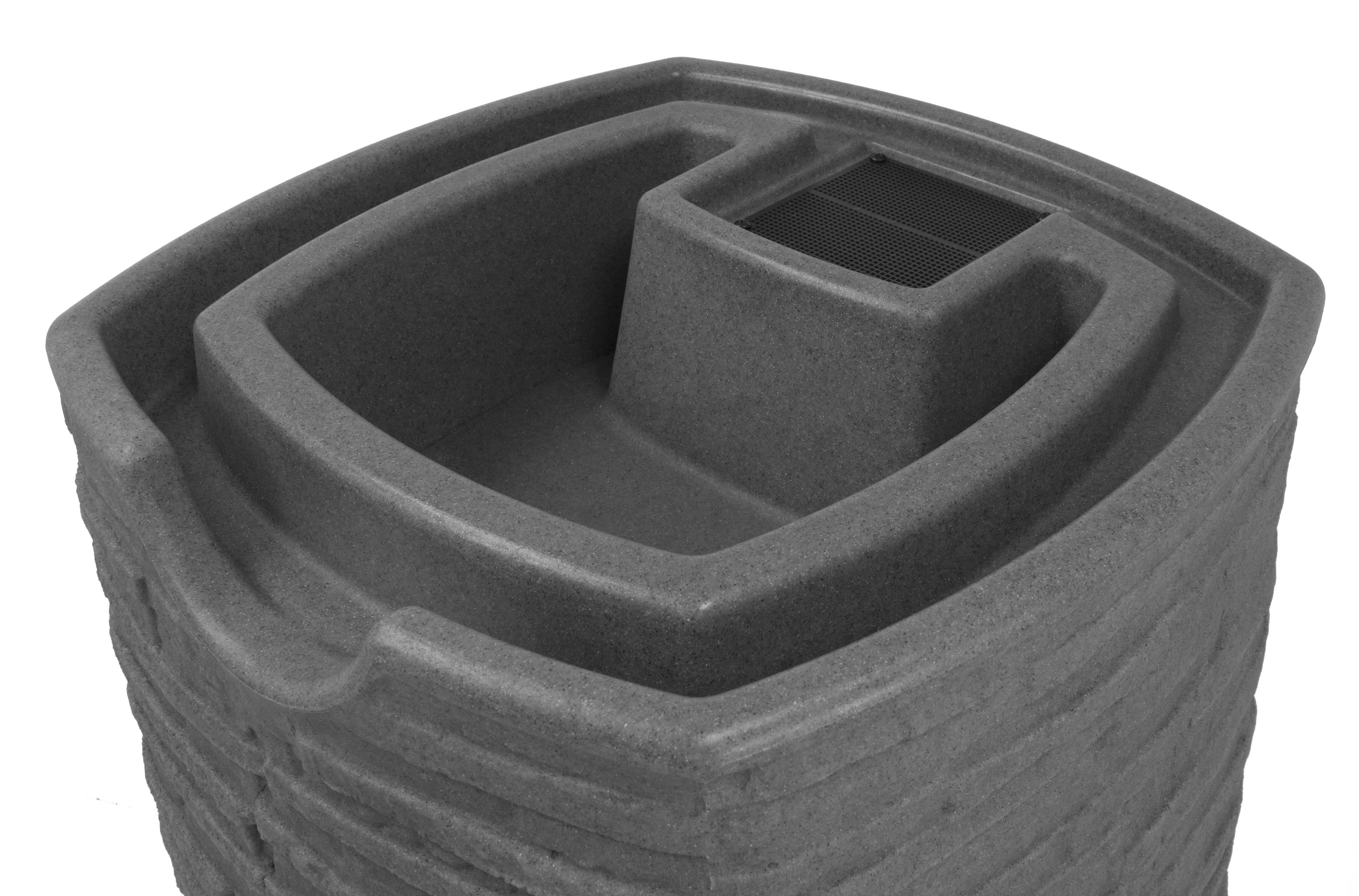 Good Ideas | Impressions Riverwalk 50 Gallon Rain Saver Light Granite