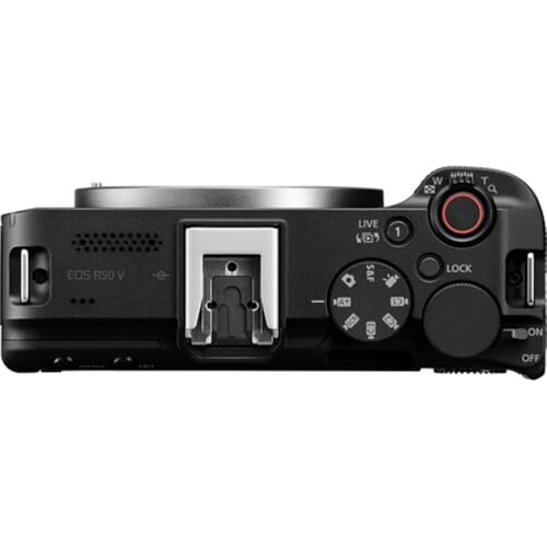 Canon EOS R50 V APS-C Mirrorless Interchangeable Lens Hybrid Camera, Vlogging, Content Creation, Vertical Video | Body Only Bundle with 64GB Memory Card + Camera Bag (3 Items)