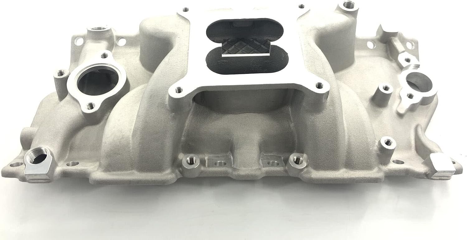 Aluminum Stain SBC Small Block Chevy 350 400 intake manifold Dual Plane 1955-1986 Idle-5500 RPM