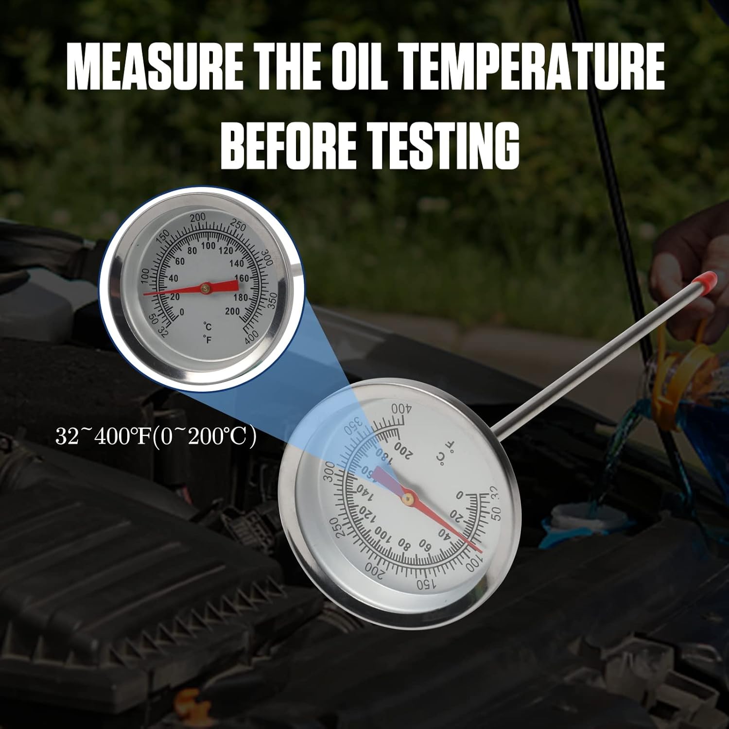 MOTOCOCHE Automotive Radiator Pressure Tester with Universal Rubber Adapter, Vacuum-Type Cooling System Leak Test Kit with American&European Style Air Plug Compatible with BMW VW BENZ