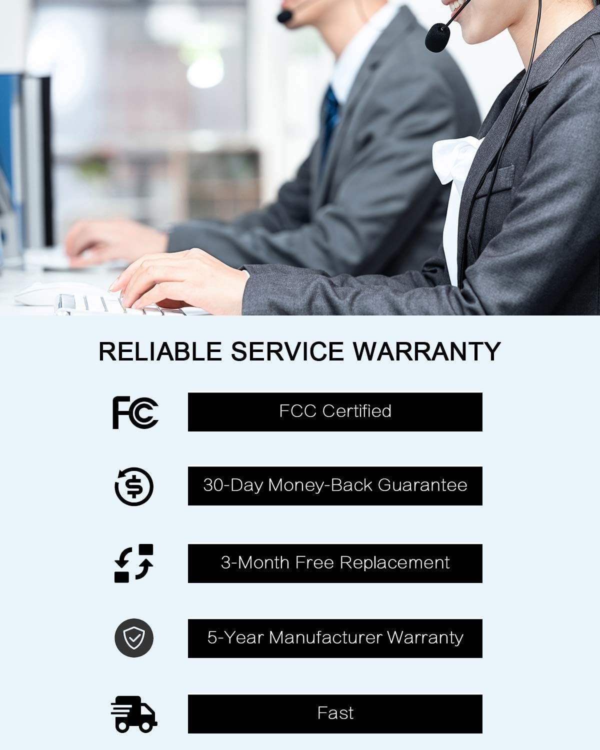 Cell Phone Booster for Car Truck Use 5 Bands Vehicle Cell Service Booster Signal Repeater for AT&T, Verizon, T-Mobile-GSM 3G 4G LTE Voice & Data - FCC Approved